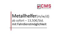 Metallhelfer (m/w/d) - ab 13,50 €/Std. SOFORT Bayern - Miltenberg Vorschau