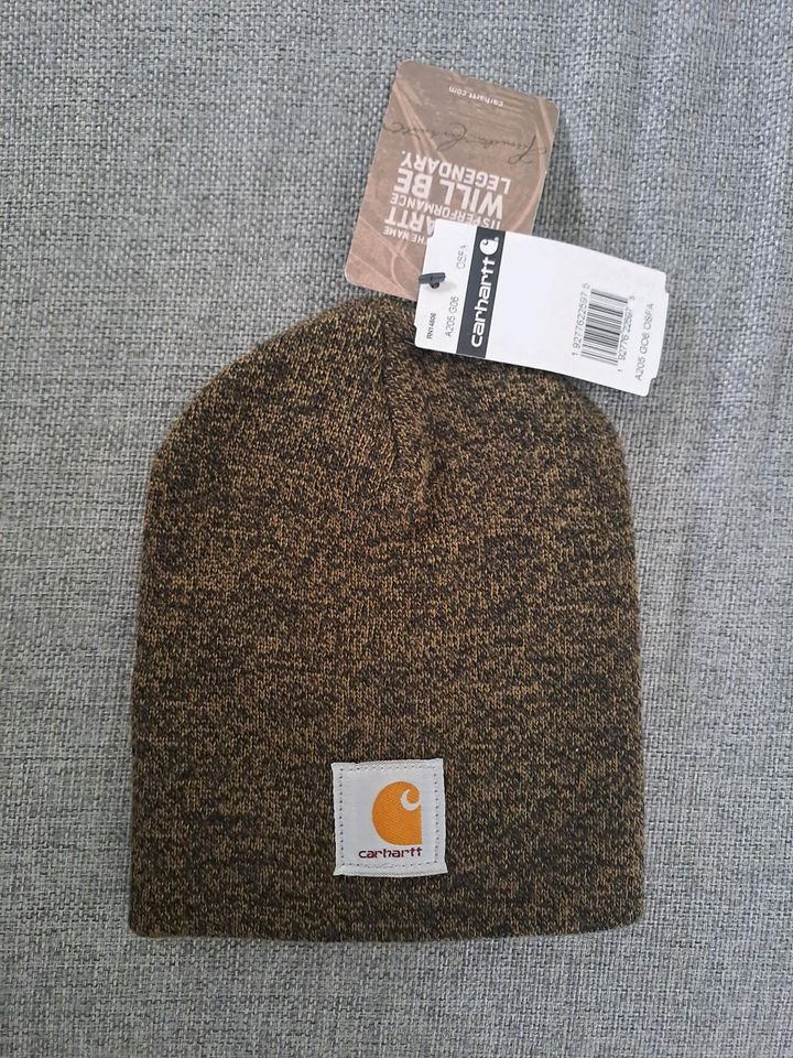 Mütze Beanie Carhartt Acrylic Knit Hat br. schw. NEU MIT ETIKETT in Schloß Holte-Stukenbrock