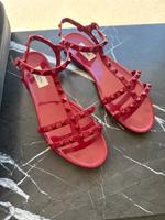 Valentino Garavani Jelly Sandalen rot Größe 40 Bayern - Regensburg Vorschau