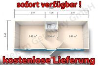 ☑️⤴️  6,0 x 2,4m Bürocontainer SOFORT VERFÜGBAR – KOSTENLOSE ANLIEFERUNG, Baucontainer, Flüchtlingscontainer, Empfangscontainer ☑️⤴️ Schwerin - Lankow Vorschau