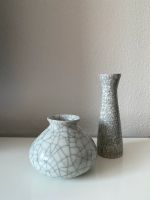 2 Vasen Krakel Keramik grau weiß Wie Neu! Nordrhein-Westfalen - Bergisch Gladbach Vorschau