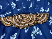 Minikleid Tunika Apricot blau Perlen edel wie neu Bayern - Alzenau Vorschau