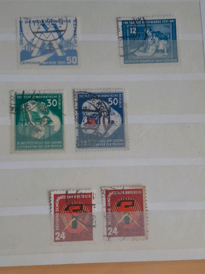 Briefmarken der DDR in Berlin