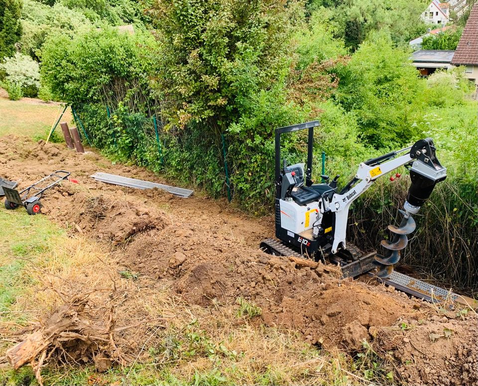 Fundament Punktfundament Tiny House Garage Gartenhaus Carport in Neunkirchen a. Brand