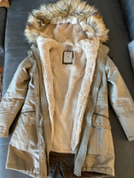 Bershka Winterparka, Mantel, Fell, khaki Bayern - Stockstadt a. Main Vorschau
