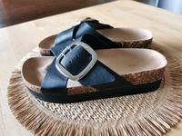 Plateau Pantoletten Gr.40 Sandalen Schuhe Hessen - Schotten Vorschau