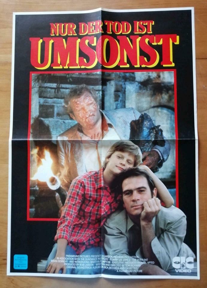 Nur Der Tod ist Umsonst Filmplakat ca. 42 cm /  59,5 cm in Frammersbach