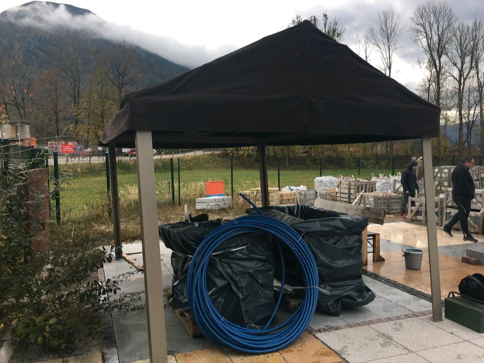 Stabiler Pavilion,Klappbar,Wasserdicht,Alu gestellt, 4,5mx3mx2,1m in Ringsee