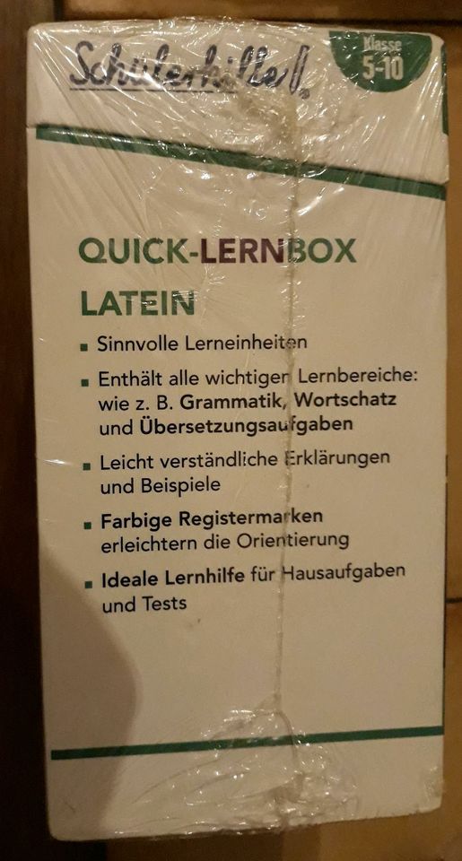 Latein Quick-Lernbox 5-10 Klasse Schülerhilfe *neu* in Leipzig