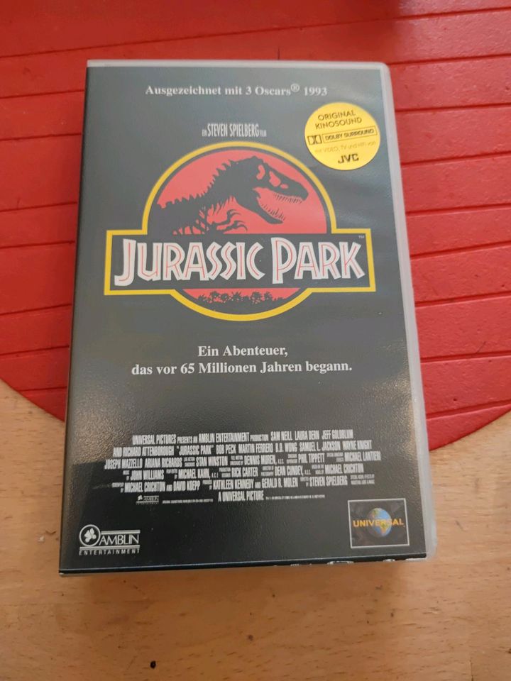 VHS Kassette Jurassic Park 1983 in Würselen