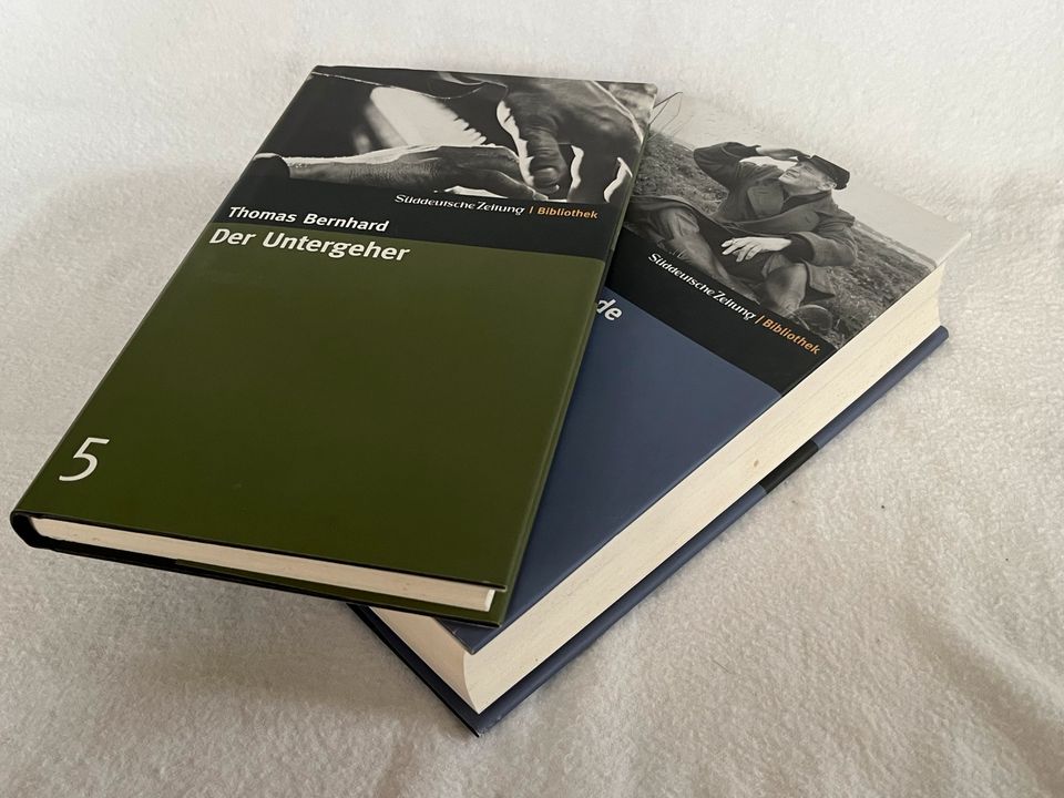 Buch von Thomas Bernhard, Der Untergeher, SZ Bibliothek 5, Roman in Ramerberg