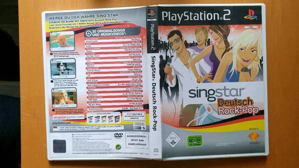 Singstar Deutsch Rock PS2 Playstation 2 in Berlin