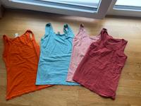 4 Träger Tops H&M TCM Tchibo Gr 36 38 S rot Türkis apricot Baden-Württemberg - Karlsruhe Vorschau