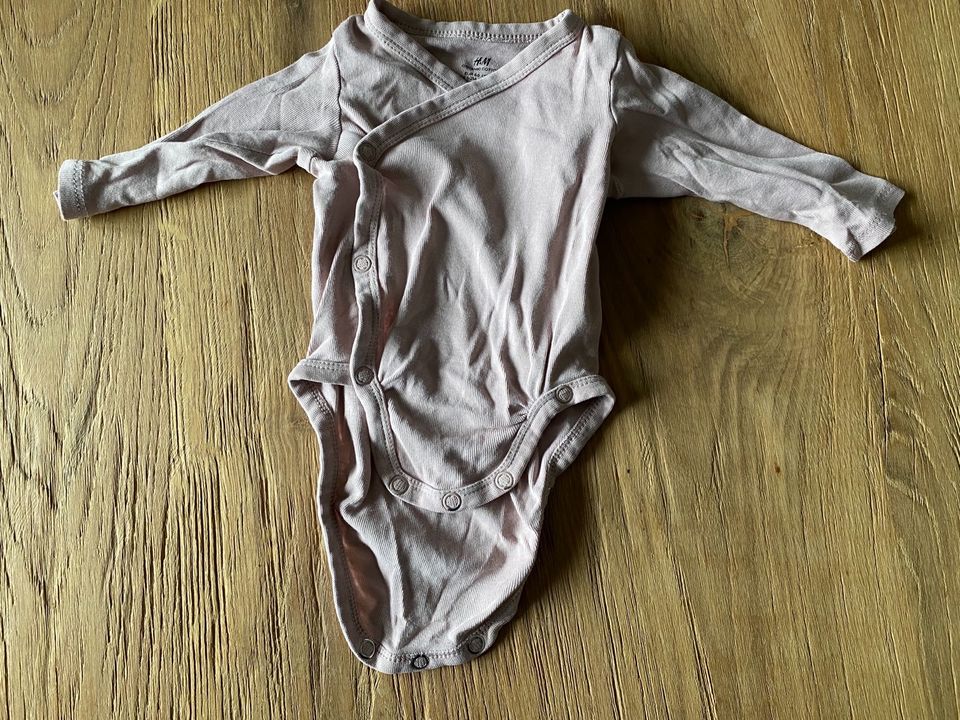 5er Set Langarmwickelbodies 56 Baby H&M in Westerkappeln