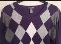 Pullover H&M Größe M Rautenmuster Bayern - Landau a d Isar Vorschau