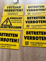 Schilder Betreten verboten, Füttern verboten Niedersachsen - Delmenhorst Vorschau