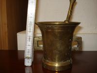 antiker Mörser mit Pistill aus Messing - 19. Jhd. - 10 cm hoch Rheinland-Pfalz - Koblenz Vorschau