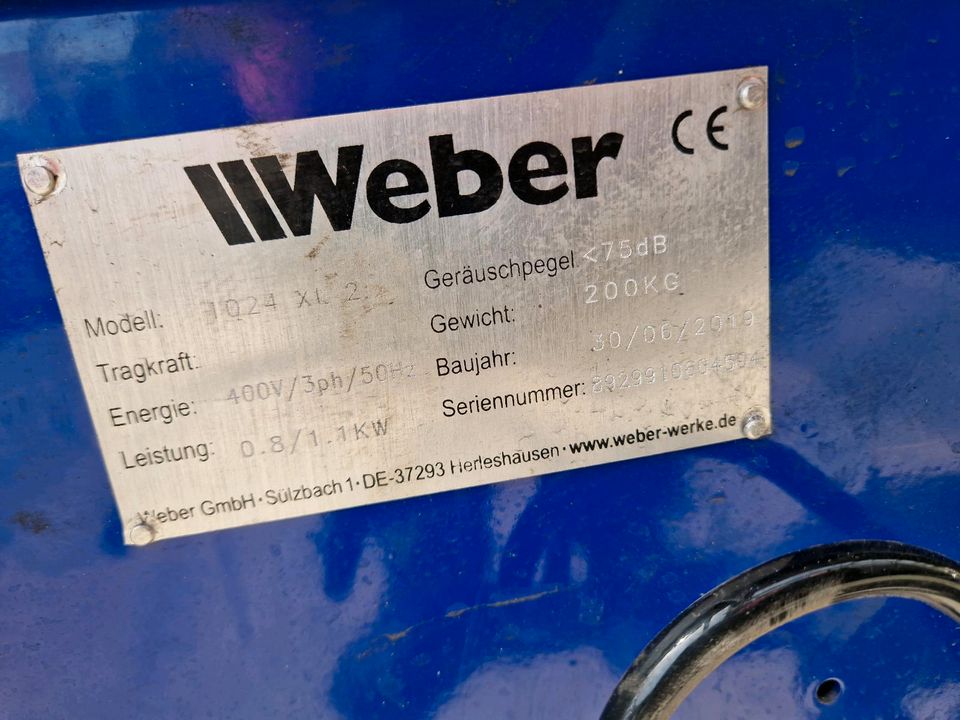 Reifenmontiermaschine Weber Expert 1024 XL 2 in Rottenburg am Neckar