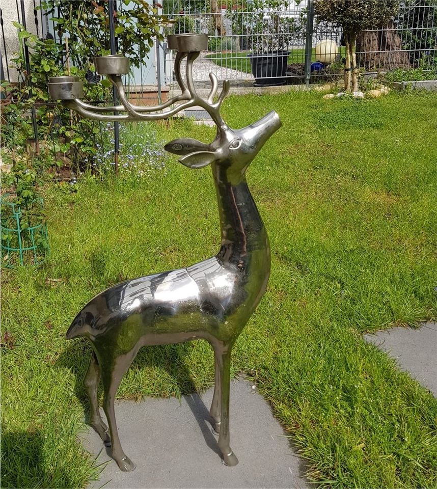 Metall Hisch Kerzenständer Figur Deko in Friedberg