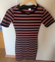 H&M Jerseykleid Gr.34 schwarz/weiß/rot gestreift Baden-Württemberg - Hügelsheim Vorschau