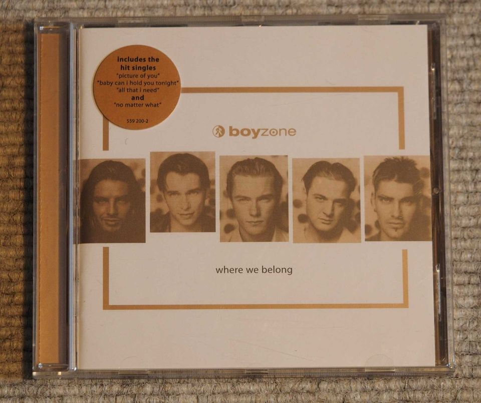 CD – Boyzone – Where We Belong in Burgthann 