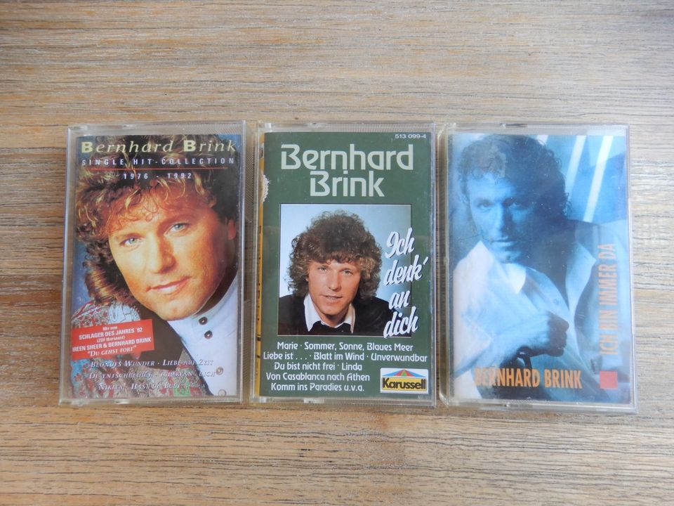 3 BERNHARD BRINK KASSETTEN MC's HIT COLLECTION ICH BIN IMMER DA in Berlin