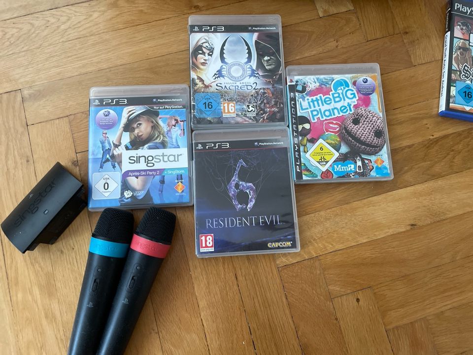 PS3 Spiele und Singstar Mikrophone in Bielefeld