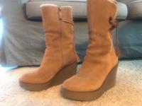 Original Tommy Hilfiger Stiefel mit Keilabsatz Gr.40 Bayern - Hebertshausen Vorschau