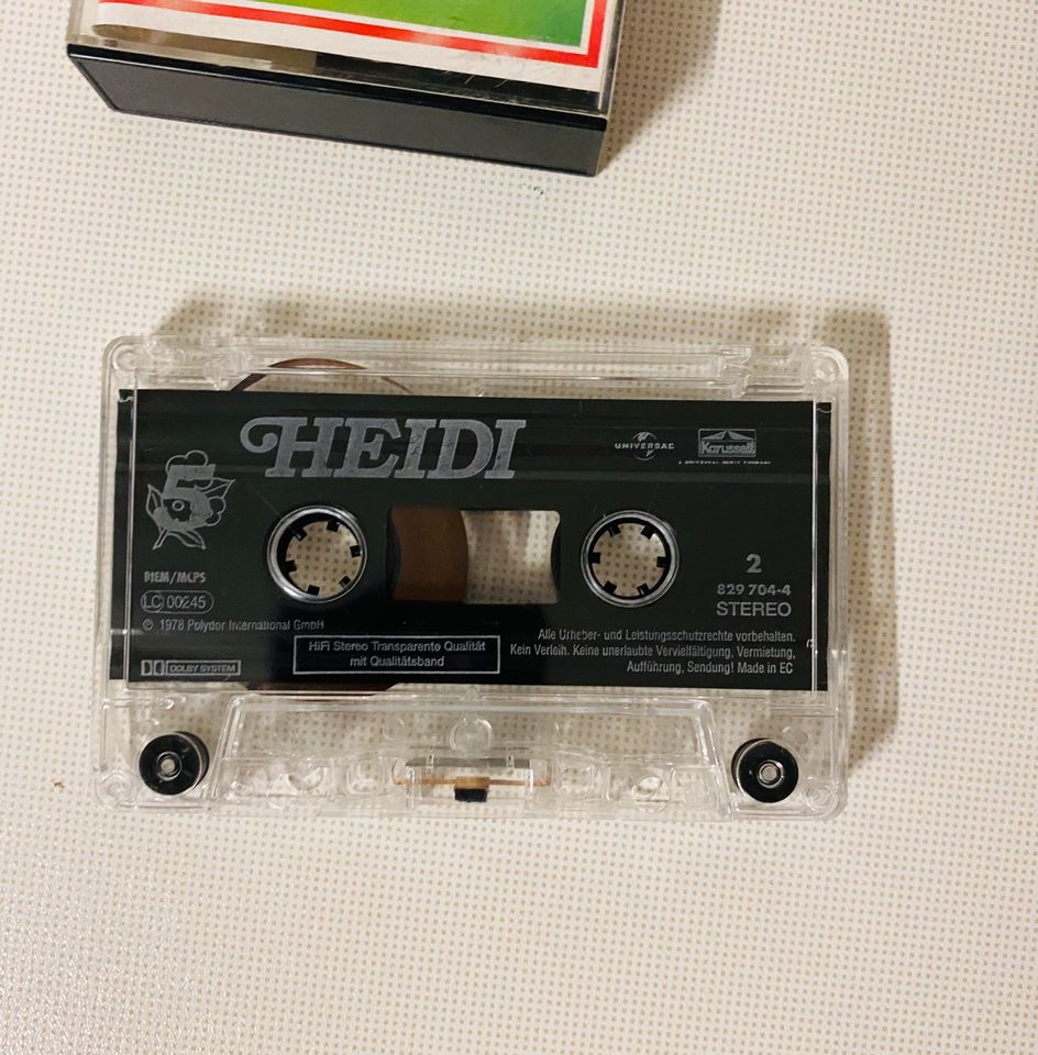 Kassette Heidi Folge 1 - Vintage  und Original in Detmold