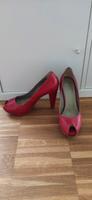 Noë High Heels rot Peep Toes Baden-Württemberg - Essingen Vorschau