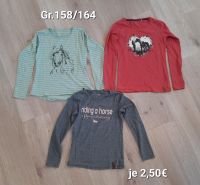 Verkaufe Langarmshirts für Mädchen Gr.158/164 Bayern - Unterpleichfeld Vorschau