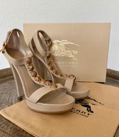 BURBERRY PRORSUM High Heels Sandalette Sandale beige Creme 39 NEU Hessen - Eschwege Vorschau