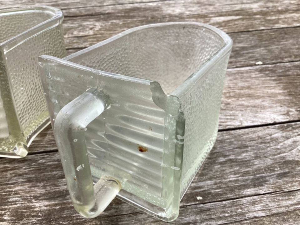 Glasschütte, Vorratsbehälter aus Glas, aus Omas Küche in Salem