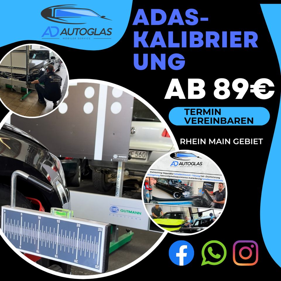Fahrzeug Fahrassistenzsystemkalibrierung ADAS Spurhalteassistent in Rüsselsheim