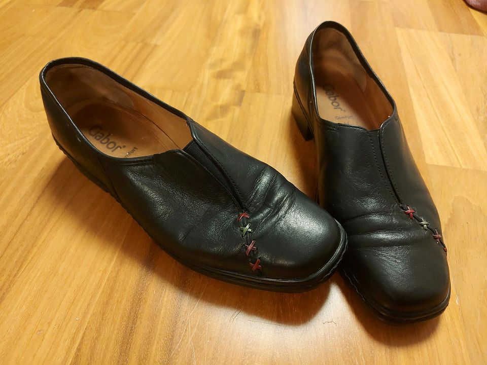 Gabor Schuhe 8 42 comfort schwarz wie neu Damenschuh Halbschuh in Nindorf