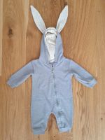 Süßer Häschen Onesie / Einteiler in Hellgrau - Gr. 62/68 Hessen - Offenbach Vorschau