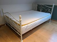 Bett weiß Metall 140x200 Nordrhein-Westfalen - Leverkusen Vorschau