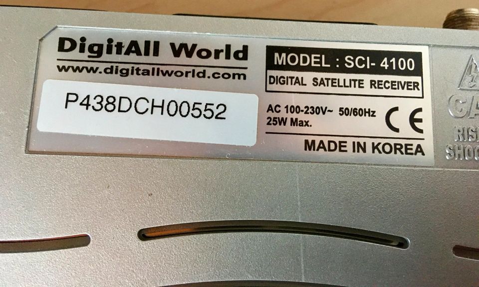 DigitAll World SCI-4100 in Ergoldsbach