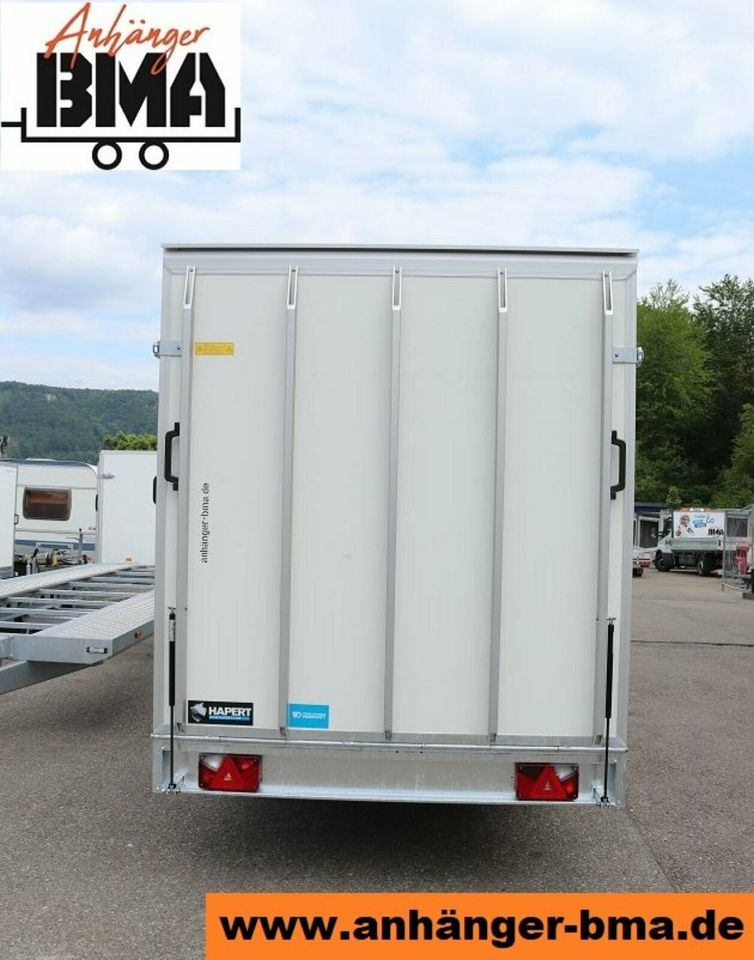 Kofferanhänger Hapert Sapphire Hochlader 2700kg 405x180x180 NEU in Mühlhausen im Täle