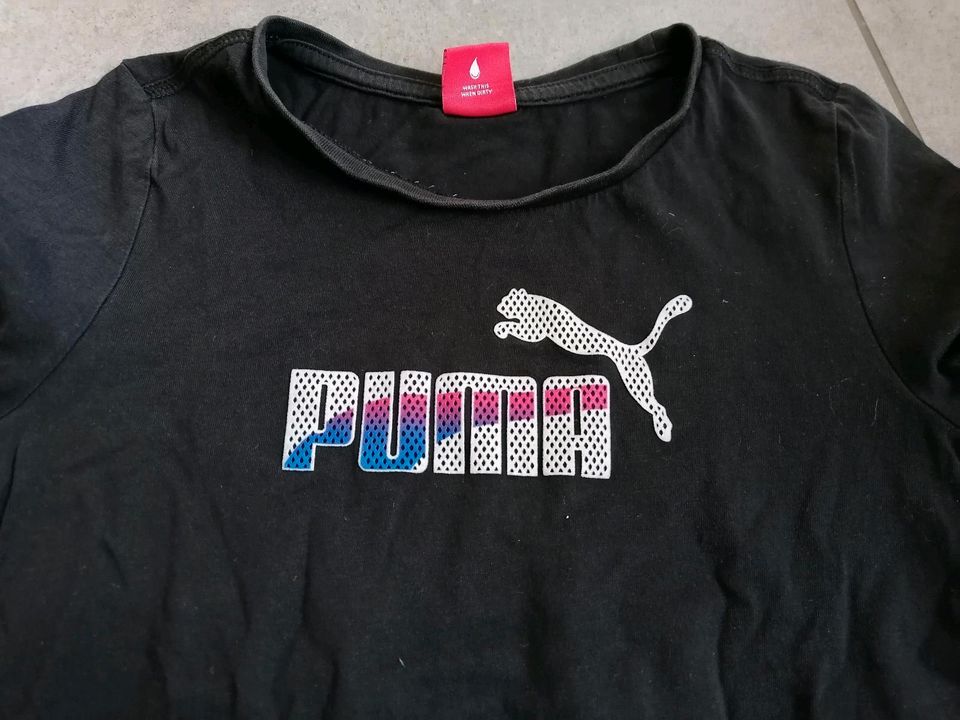 Puma T-Shirt 140 Mädchen schwarz in Parsberg