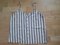 WIE NEU Only Top Shirt weiß braun gestreift Damen M L 38 40 Bayern - Bad Kissingen Vorschau