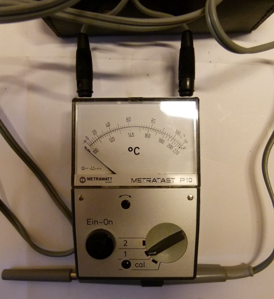 Metrawatt Analog Temperatur Messgerät - Metratast P 10 - Bastler in Beratzhausen