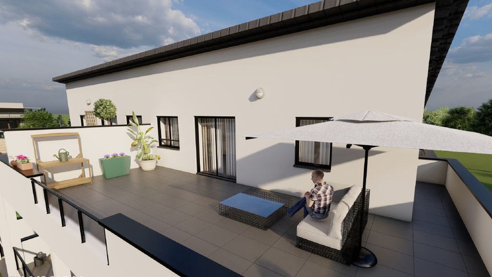 Neubau-Projekt attraktive Penthouse-Wohnung, Schlüsselfertig in ruhiger Lage von Frankenberg (Eder) in Frankenberg (Eder)
