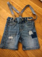 Kurze Hose Jeans Shorts Junge Größe 74 H&M mit Hosenträger Hessen - Langenselbold Vorschau