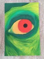 Bild Gemälde Auge Eye Acryl auf Pappe 40 x 60 cm Pankow - Prenzlauer Berg Vorschau