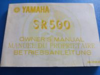 Betriebsanleitung / Handbuch / Owner´s Manual Yamaha SR 500 Nordrhein-Westfalen - Ratingen Vorschau