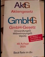 AktG Aktiengesetz GmbH-Gesetz -NEU- Bayern - Ruderting Vorschau