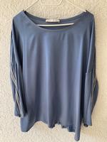 Oui  Bluse Shirt Satin besonders glitzerband Gr.44 Top Zustand Baden-Württemberg - Blaustein Vorschau