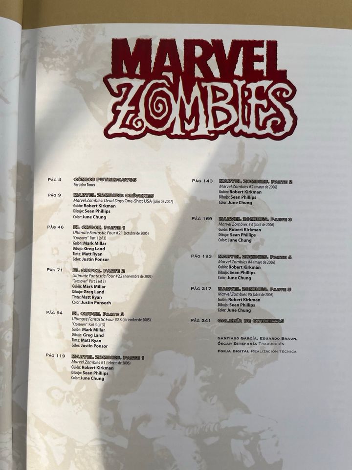 Marvel Zombies Comic - Spanisch in Berlin