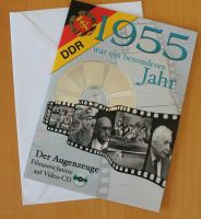 Karte + Video-CD: DDR 1955 ein besonderes Jahr (Geburtstag Glück) Hessen - Gießen Vorschau